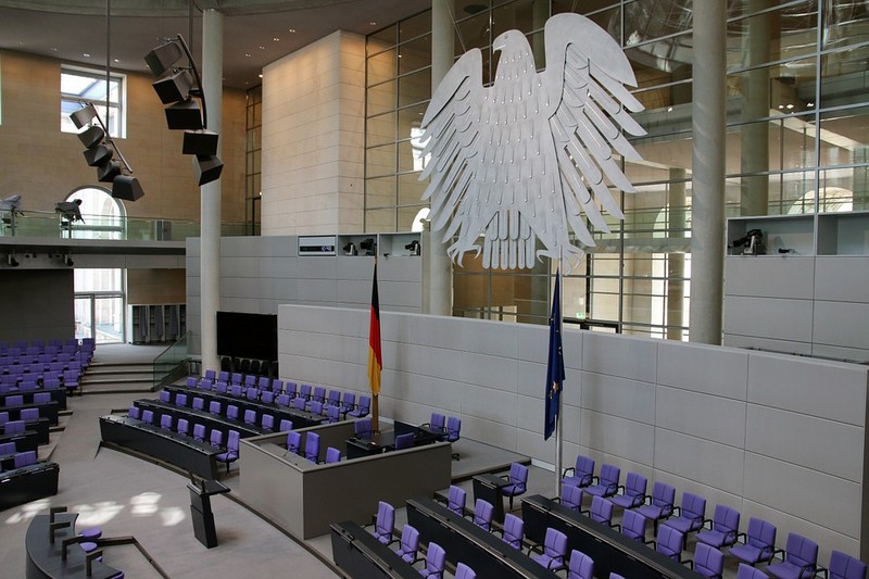 Plenarsaal des Bundestages